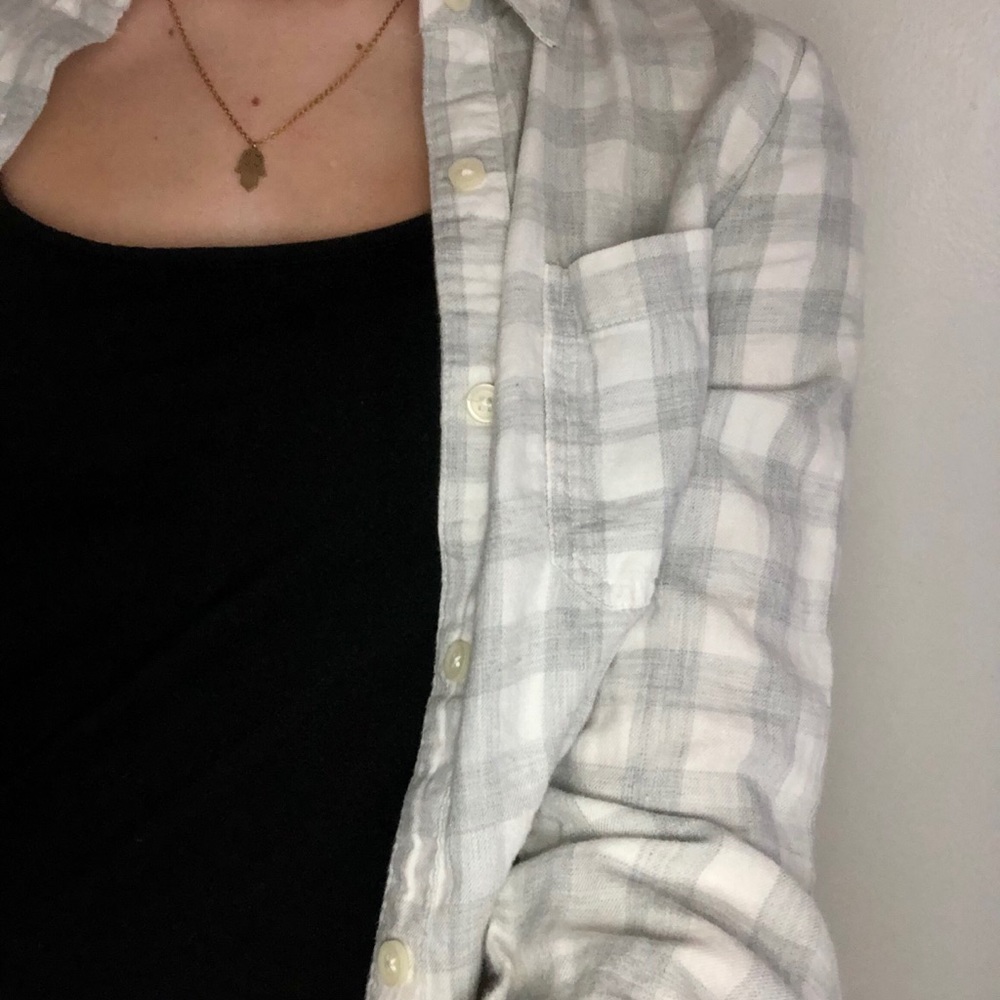 Plaid long sleeve shirt